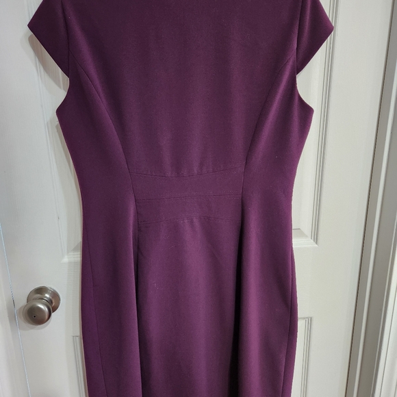 CALVIN Klein Size 10 purple dress - Picture 5 of 5